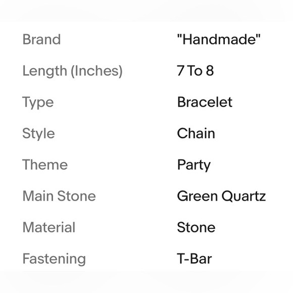 GREEN QUARTZ BRACELET - Picture 4 of 8